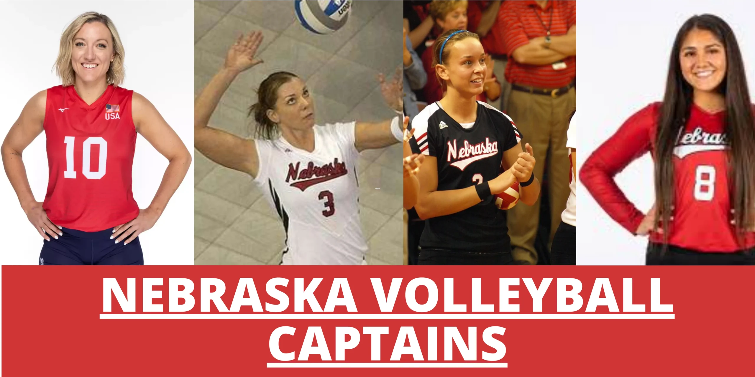 Nebraska volleyball Captains