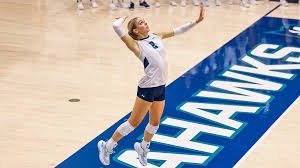 Nebraska volleyball match action