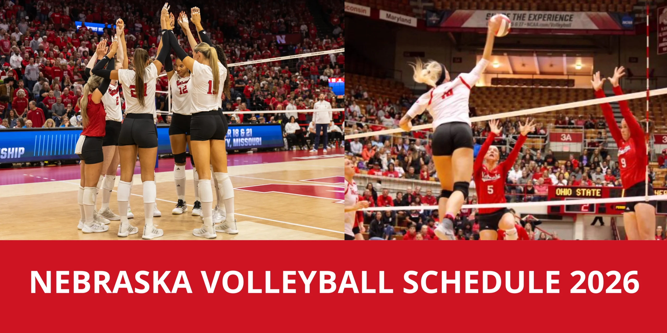 nebraska volleyball announces 2026 schedule
